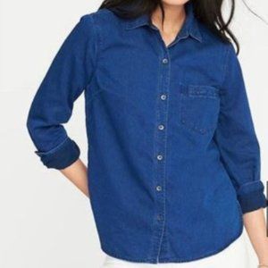 Old Navy Classic Chambray Cooton Denim Shirt